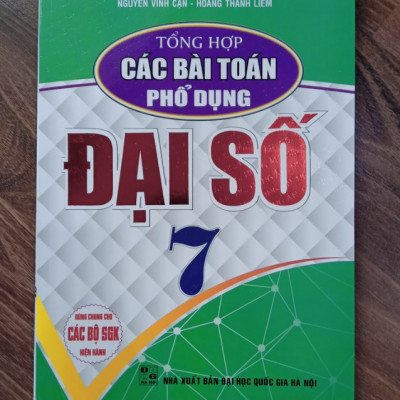 Sách - Combo Tổng hợp các bài toán phổ dụng Đại Số + Hình Học 7 (Biên soạn theo chương trình GDPT mới)