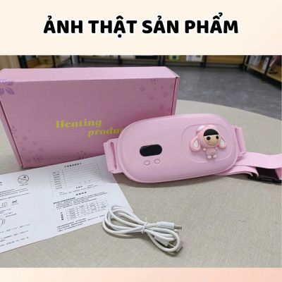 Máy Massage Làm Ấm Bụng, Đai Đeo Giảm Đau Bụng Kinh Nguyệt, Làm Ấm Tử Cung Cho Phụ Nữ Đến Kì 6 CHẾ ĐỘ