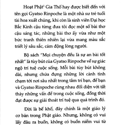 Nhân Sinh Vô Thường - Mỉm Cười Hiện Tại (Á Châu) 