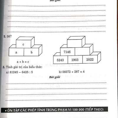 Sách - Combo Vở Bài Tập Nâng Cao Toán Lớp 4 (Bám Sát SGK Kết Nối Tri Thức Với Cuộc Sống -Bộ 2 Cuốn)-MK