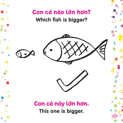 Tô Màu Sáng Tạo - Bé Học Tiếng Anh - Cái Gì To Hơn Nhỉ?