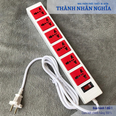 Ổ cắm Điện Quang ECO ĐQ ESK 63ECO ( 6 lỗ 3 chấu )