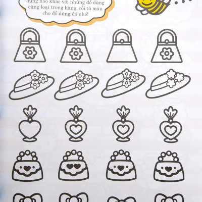 Bộ 4 Cuốn Hello Kitty- Sách Tô Màu: Rèn Luyện Khả Năng Cho