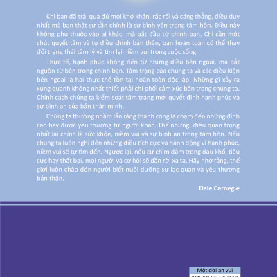 Một đời an vui - Dale Carnegie