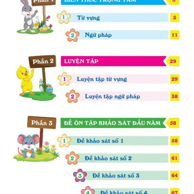 Ôn Hè Tiếng Anh 4 - Dành Cho Học Sinh Lớp 4 Lên Lớp 5