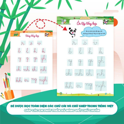 Sách - Phiếu Luyện Viết Cùng Gấu Kiki 3 - Luyện Viết Bảng Chữ Cái Và Chữ Ghép - Megabook