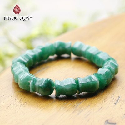 Vòng cẩm thạch hình túi tiền mệnh hỏa, mộc - Ngọc Quý Gemstones