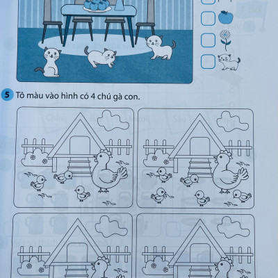 Sách - Vở bài tập - Thực hành Toán lớp 1 tập 1+2 (Kết nối tri thức với cuộc sống)