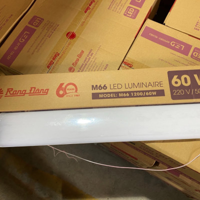Bộ đèn LED bán nguyệt Rạng Đông M66 1200/60W ánh sáng trắng - Hàng chính hãng
