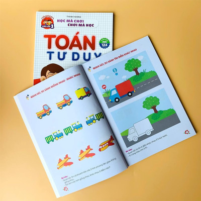 Sách Tập Đánh Vần Tiếng Việt 5.0 Và Toán Tư Duy Cho Trẻ Tự Tin Vào Lớp 1 Từ 4 - 6 Tuổi – Kèm Thẻ Chữ Cái và Thẻ Toán