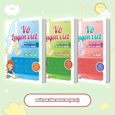 Sách - Vở Luyện Viết Hạ Cỡ Chữ - Chữ Ô Li Nhỏ - Quyển 2 - Chữ Thường - Megabook