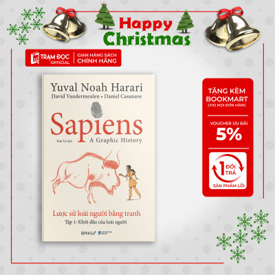 Trạm Đọc Official | SAPIENS - LƯỢC SỬ LOÀI NGƯỜI BẰNG TRANH Tập 1 & Tập 2