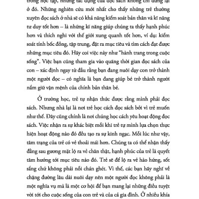 Dạy Con Đọc Sách - Nuôi Dưỡng Tình Yêu Trọn Đời Của Con Dành Cho Sách