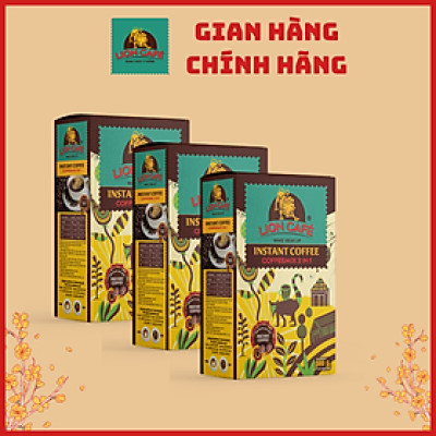 Combo 3 Hộp Cà Phê Sữa Hòa Tan 3in1 - LION Cafe - Thơm Ngon Đậm Vị ( 1 Hộp 20 que *18gram)