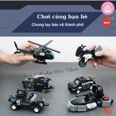 Đồ Chơi Lắp Ráp Xếp Hình: Biệt Đội Cảnh Sát - Qman 41107 (741 Chi tiết)