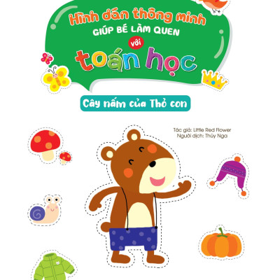 Hình Dán Thông Minh Giúp Bé Làm Quen Với Toán Học - Cây Nấm Của Thỏ Con
