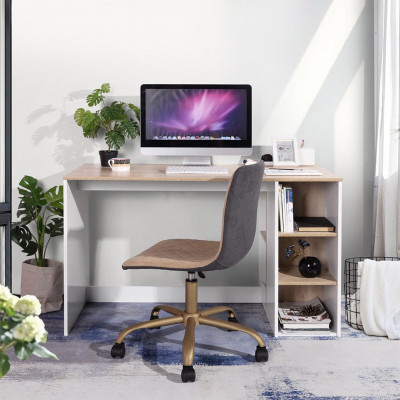 Bàn vi tính nhỏ bằng gỗ công nghiệp SMLIFE Deepak