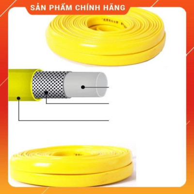 Bộ dây vòi xịt nước ️ , tăng áp 3 lần, loại 7m, 10m 206701-3 đầu đồng,cút,nối vàng