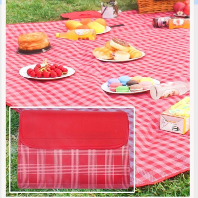 Thảm Dã Ngoại Picnic Hoạ Tiết Caro, Gấp Gọn Agnite - Thảm Cắm Trại, Đi Du Lịch, Đi Phượt, Chụp Ảnh