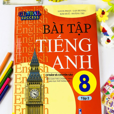 Sách - Bài Tập Tiếng Anh 8 Cơ Bản Và Chuyên Sâu (Global Success) - ndbooks