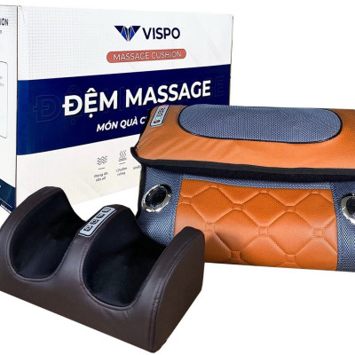 Đệm Massage Toàn Thân VISPO VP-N23D - Máy Massage Cổ Vai Gáy, Lưng, Chân Đa Năng Kết Hợp Nhiệt Hồng Ngoại Giúp Thư giãn, Giảm Căng Thẳng