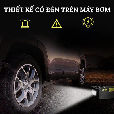 Máy Bơm Lốp Ô Tô, Xe Máy Tự Ngắt Thông Minh – Đồng Hồ Áp Suất Số, Bơm Cực Nhanh, Chất Lượng Cao Cấp, ĐÈN TRANG TRÍ , ĐỒNG HỒ TREO TƯỜNG