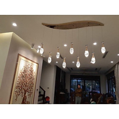 Đèn thả bàn ăn hình chai nước khoáng hoa,đèn thả trang trí DT