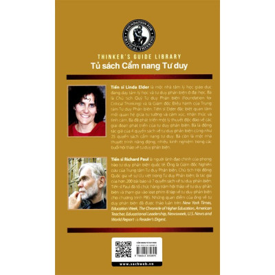 (Bộ 2 Cuốn) CẨM NANG TƯ DUY ĐỌC & VIẾT - Richard Paul, Linda Elder - Tái bản - (bìa mềm)