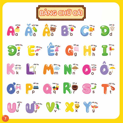 Sách Bé Học Âm Vần Tiếng Việt có App Bài Giảng cho bé 3-6 tuổi