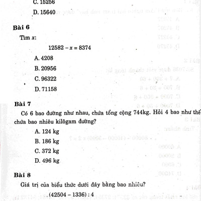 Các Dạng Bài Tập Trắc Nghiệm Toán 4 (Theo Chương Trình Giáo Dục Phổ Thông Mới)