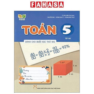 Toán 5 - Tập 2 (Kết Nối) (Dành Cho Buổi Học Thứ Hai)