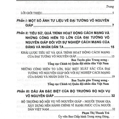 Sách - Cuộc Đời Và Sự Nghiệp Đại Tướng Võ Nguyên Giáp