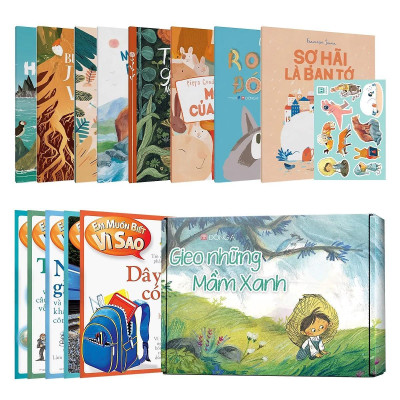 Sách - Boxset Mầm Xanh - Em Muốn Biết Vì Sao - Đông A