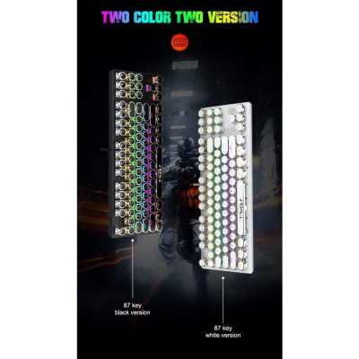 Bàn Phím cơ T-Wolf T12, Blue Switch, USB, LED, 87 Gaming bảo hành 12 tháng - Hàng chính hãng