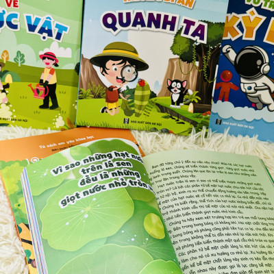 Sách- Những bí ẩn Quanh ta trong bộ 10 Vạn Câu Hỏi Vì Sao - Tủ sách Em yêu Khoa học (Phiên bản mới nhất)