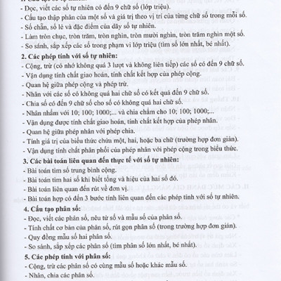 Sách - Kiểm tra đánh giá năng lực học sinh lớp 4 môn Toán học kì 1