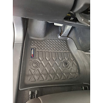 Thảm lót sàn xe ô tô Vinfast VF6 (sd) Nhãn hiệu Macsim chất liệu nhựa TPE cao cấp màu đen