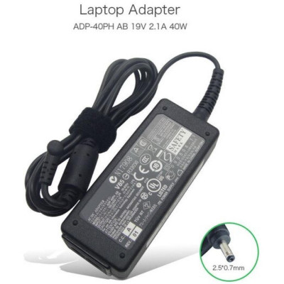 Sạc Tương Thích Cho Laptop Asus 19V-2.1A (40W) (Mini) Kích Thước Đầu Ghim (2.5 X 0.7 Mm) - Hàng Nhập Khẩu New Seal TEEMO PC TEAC388
