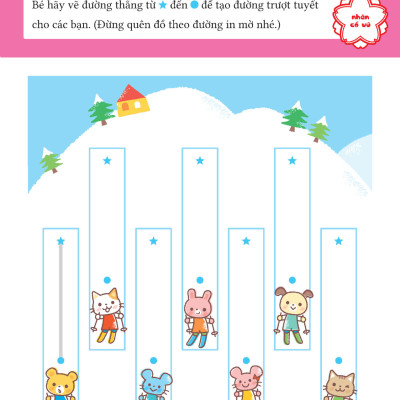 SÁCH THIẾU NHI CHO TRẺ 2-4 TUỔI_LUYỆN CÁCH CẦM BÚT_Những nét vẽ đầu tiên 2~4 tuổi