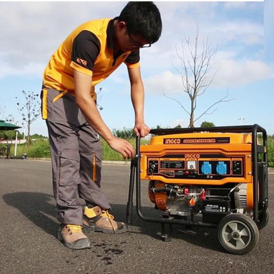 MÁY PHÁT ĐIỆN ĐỘNG CƠ XĂNG 4 THÌ, OHV, (13HP) 5.5KVA INGCO  GE55003- HÀNG CHÍNH HÃNG