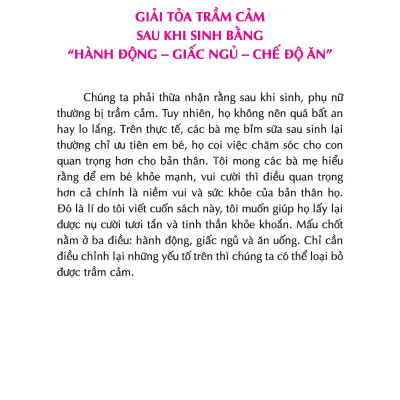 Dành Cho Mẹ Những Điều Tốt Đẹp Nhất - 95 Thói Quen Nuôi Con Để Mẹ Không Trầm Cảm