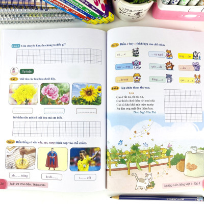 Sách - Bài Tập Tuần Tiếng Việt Lớp 1 - Biên Soạn Theo Chương Trình GDPT Mới - Cánh Diều - ndbooks
