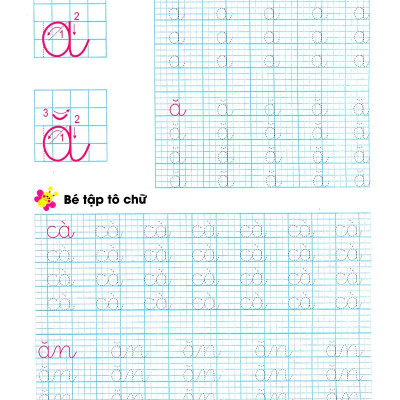 Hành Trang Cho Bé Vào Lớp 1 - Bé Tập Tô Và Ghép Vần