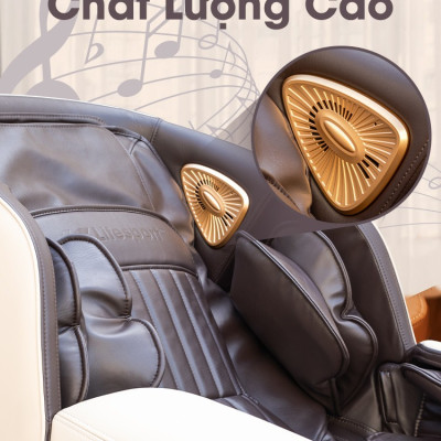 Ghế Massage Toàn Thân Lifesport LS-350 Plus, Ghế Massage Tích Hợp 5 Kỹ Thuật Và 8 Chương Trình Tự Động