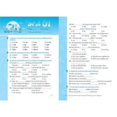 Sách - Chinh Phục Đề Thi Vào Lớp 6 Trường THCS Chất Lượng Cao - Môn Toán +Tiếng Anh - Combo 2 Cuốn - Megabook