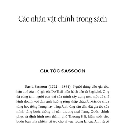 Những Ông Trùm Tư Bản Cuối Cùng Ở Thượng Hải - Hai Đế Chế Kinh Tế Do Thái Cạnh Tranh Giúp Tạo Nên Trung Quốc Hiện Tại