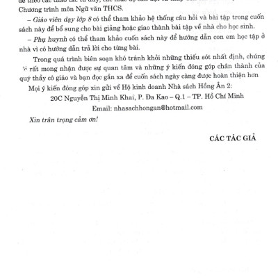 Phát Triển Kĩ Năng Đọc - Hiểu Và Viết Văn Bản Theo Thể Loại Môn Ngữ Văn 8 (Bám Sát SGK Kết Nối) _HA