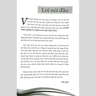 Luyện Thực Hành Nâng Cao Tập Làm Văn Lớp 2 (Biên Soạn Theo Chương Trình Giáo Dục Phổ Thông Mới - Dùng Chung Cho Các Bộ Sách Giáo Khoa Hiện Hành)