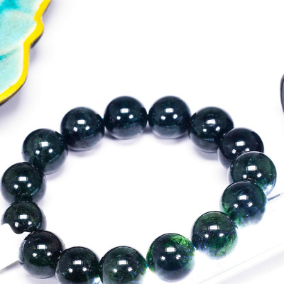 Vòng tay đá thạch anh tóc xanh mệnh hỏa, mộc - Ngọc Quý Gemstones