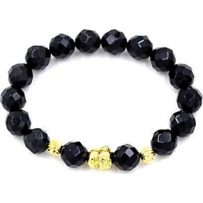 Vòng tay tay thạch anh Đen cắt giác 10 ly MV6